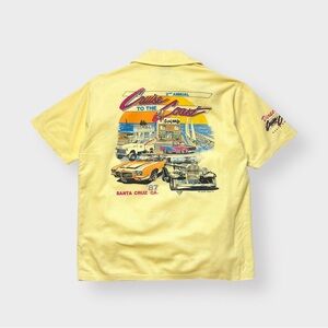 Vtg 1987 Cruise Coast Shirt, K. Telfer, O'Neill Surf Santa Cruz Hot Rod O. Tee L
